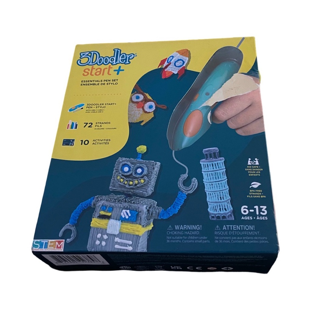 3Doodler Start+ Essentials Pen Set - Teal & Yellow Box
